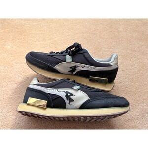 Puma Future Rider Big Spender Sneakers Black Cream Gold Men's US 9 EUR 42